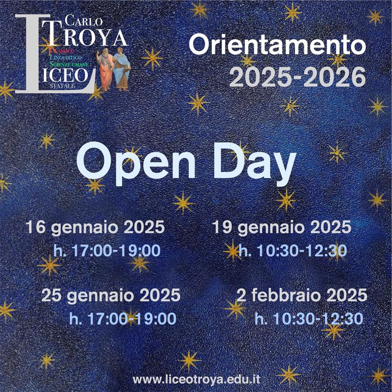 Orientamento in ingresso iscrizioni A.S. 2025/26