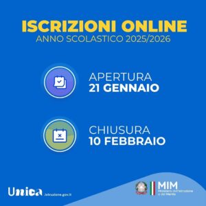 Iscrizioni Anno Scolastico 2025/2026